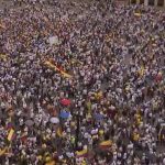 Colombia: “¡Fuerza Miguel!”, el clamor que se escucha desde la Plaza de Bolívar 