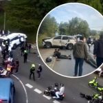 Colombia: caravana del precandidato presidencial Daniel Palacios sufrió un grave accidente en Medellín