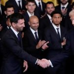 Lionel Messi visitó con Inter Miami a Donald Trump: la comparación con Pelé