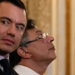 Petro: «Noboa entrega la frontera a la mafia»; Noboa: «Petro no protege su frontera sur»