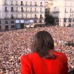 «El retorno a casa ha comenzado»: María Corina Machado desborda la Puerta del Sol de España