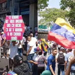 Trabajadores marchan en Caracas para exigir salarios y pensiones dignas; se registran bloqueos policiales