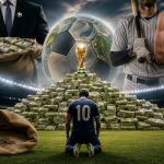 La FIFA apenas destina el 10% de lo que gana a los jugadores; el beisbol y el basket el 50%