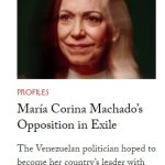 El Nobel amargo de María Corina Machado en la nueva era Trump