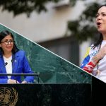 1 Nueva York, 2 Venezuelas: Delcy en el podio y María Corina Galardonada
