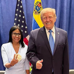Trump y Rodríguez sellan inédito acercamiento entre EE. UU. y Venezuela; a puerta cerrada