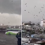 Chile: Granizada histórica, probable tornado y Alerta Roja paralizan a la Región Metropolitana